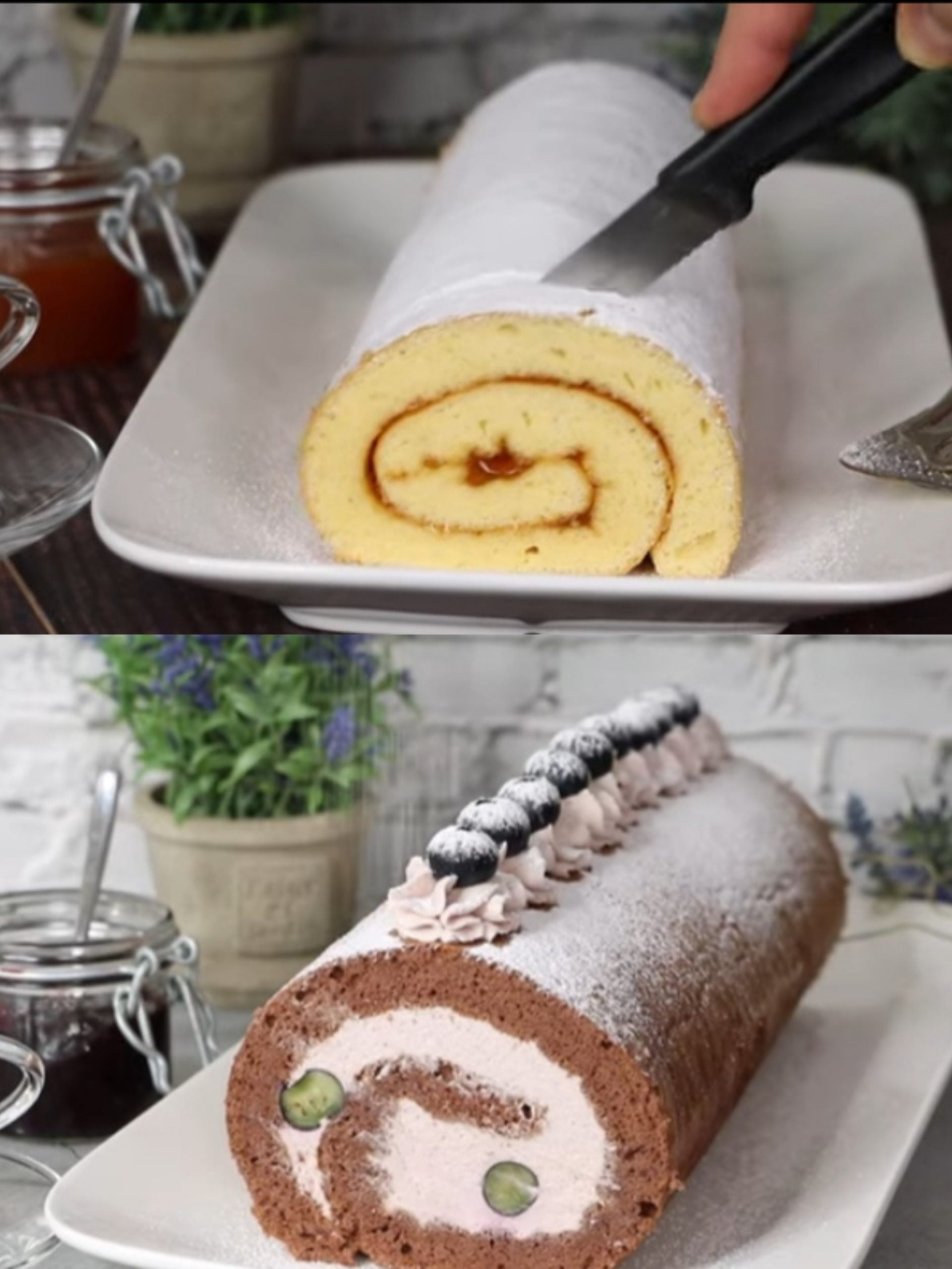 Die perfekte Biskuitrolle ohne Brechen