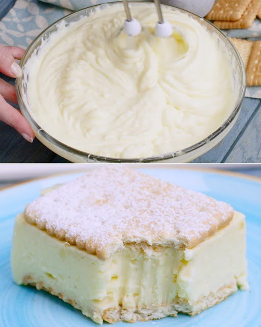 Super Plätzchenkuchen mit Pudding: das frische und leckere Dessert!