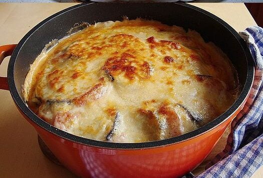 Moussaka mit Hack und Kartoffeln e1672755739262