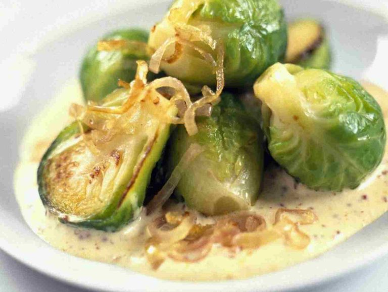 Rosenkohl in Frischkase Senfsauce 768x579 1