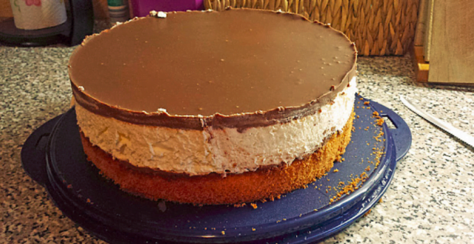 Schoko Bananen Sahne Torte