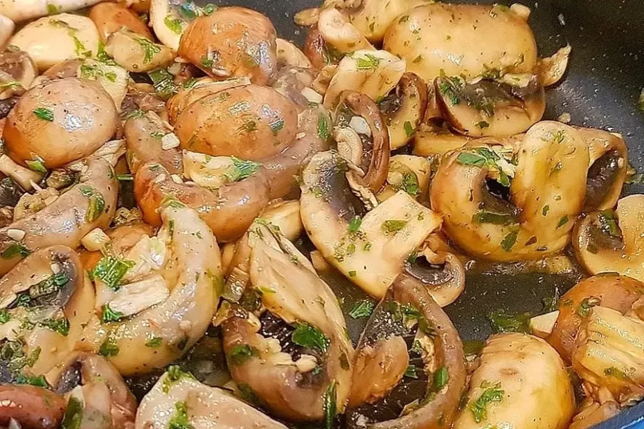 knoblauch champignons
