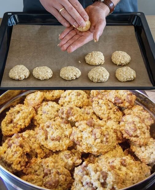 Wooow ich bin süchtig danach, Haferflocken Plätzchen