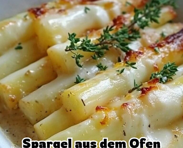 Spargel aus dem Ofen
