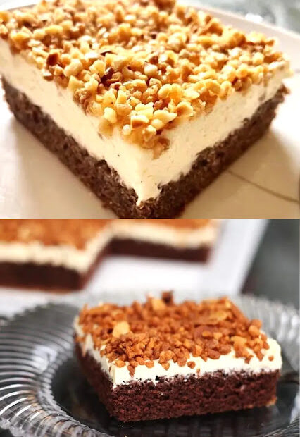 Blechkuchen Gebrannte Mandeln