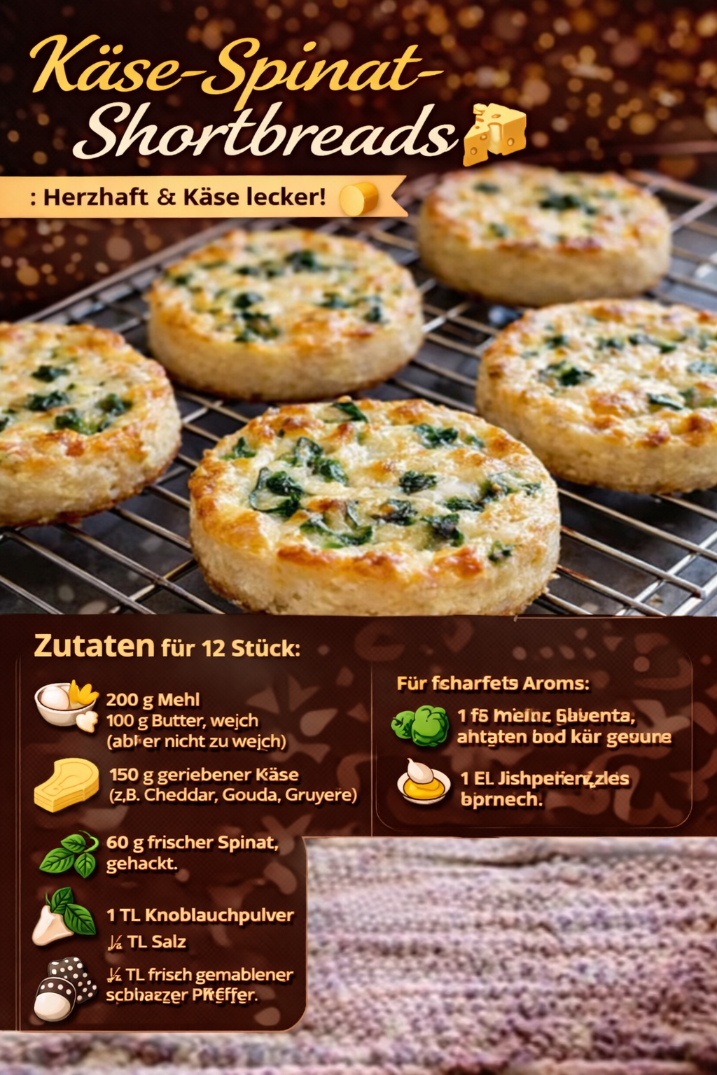 Käse-Jalapeño-Shortbread: Der ultimative herzhafte Genuss