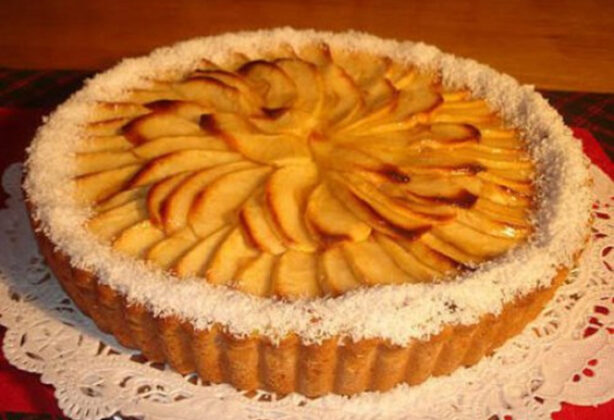 tarta de manzana con crema pastelera 2