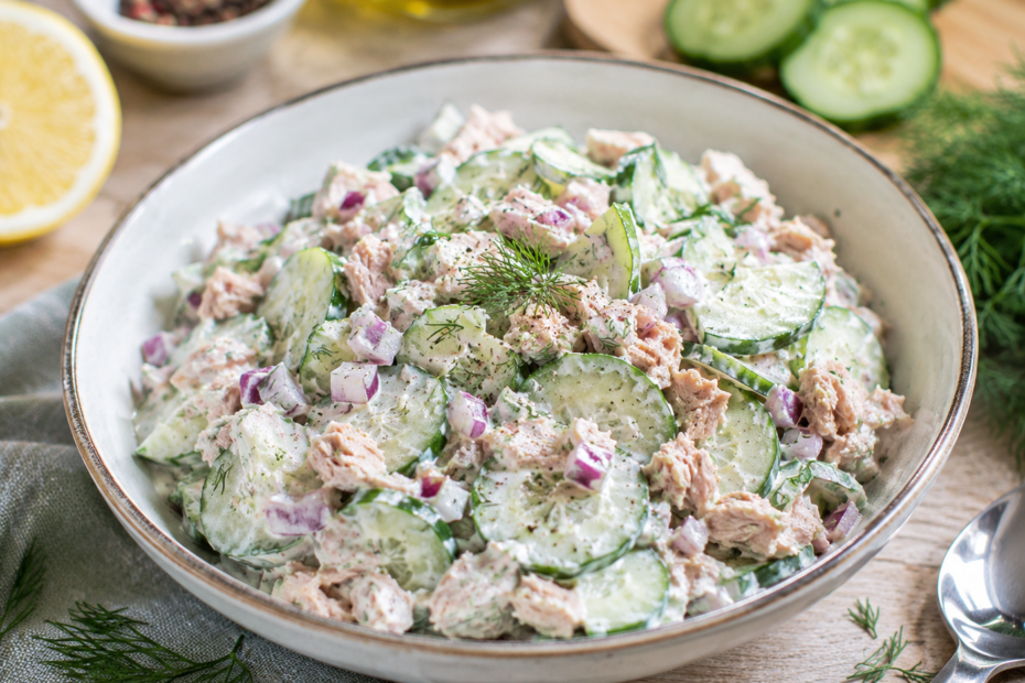 Cremiger Thunfisch-Gurken-Salat – Einfaches Rezept für jeden Tag