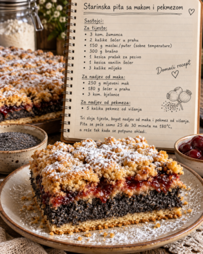 Pita sa makom i pekmezom