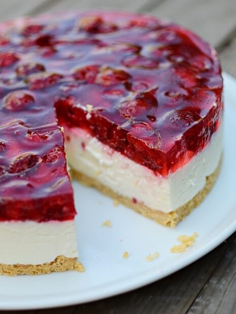 Himbeer Mascarpone Torte 3 2 1