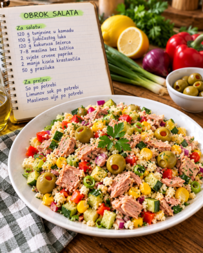 OBROK SALATA S TUNJEVINOM 🥗