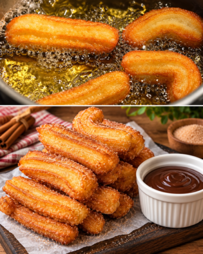 Španjolski churrosi s čokoladnim umakom 🍫