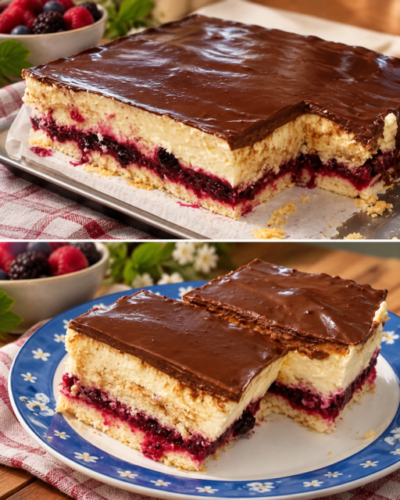 LAGANA TORTA SA ŠUMSKIM VOĆEM 🍓🍫