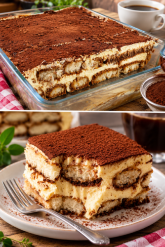 ☕🍰 Tiramisu kocke – neodoljivo kremasti kolač bez pečenja koji se topi u ustima! ❤️